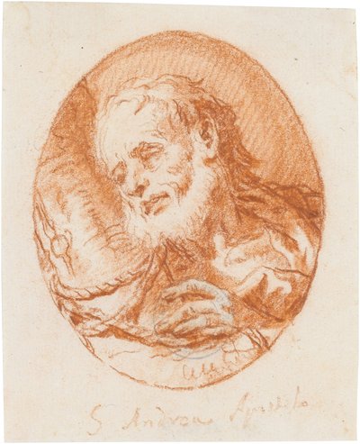Święty Andrzej autorstwa Giovanni Domenico Tiepolo
