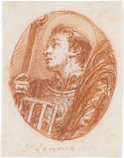 Der heilige Laurentius autorstwa Giovanni Domenico Tiepolo