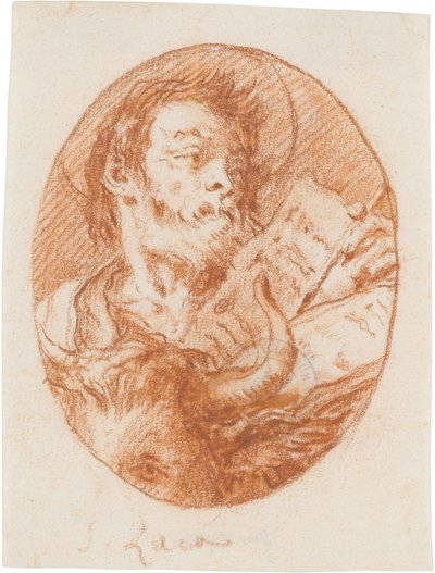 Der heilige Lukas autorstwa Giovanni Domenico Tiepolo