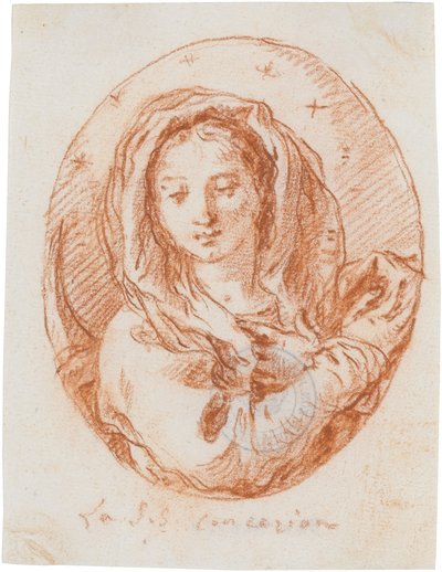 Die Unbefleckte Empfängnis Mariä autorstwa Giovanni Domenico Tiepolo