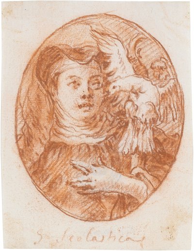 Die hl. Scholastika autorstwa Giovanni Domenico Tiepolo