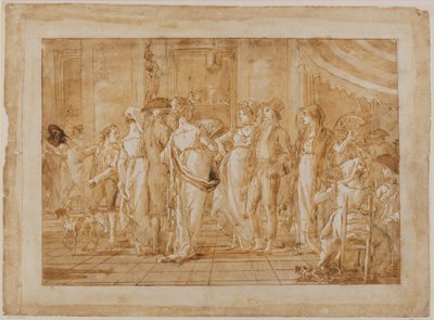 „Na placu” autorstwa Giovanni Domenico Tiepolo