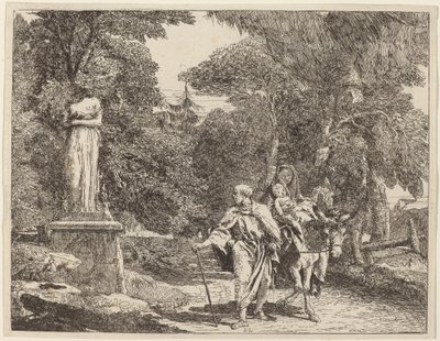 Epizod upadającego bożka autorstwa Giovanni Domenico Tiepolo