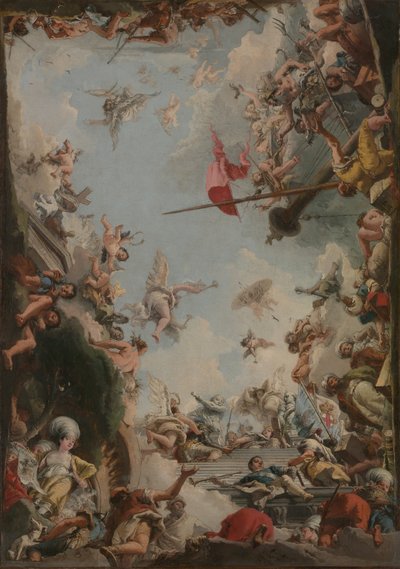 Gloryfikacja rodziny Giustiniani, 1783. autorstwa Giovanni Domenico Tiepolo