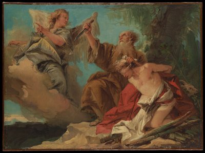 Ofiarowanie Izaaka autorstwa Giovanni Domenico Tiepolo