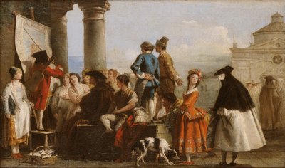 Opowiadacz autorstwa Giovanni Domenico Tiepolo