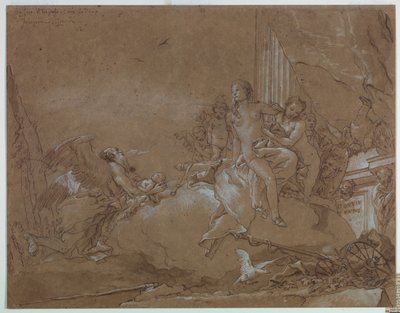 Czas (Chronos) Powierzenie Kupidyna Wenus autorstwa Giovanni Domenico Tiepolo