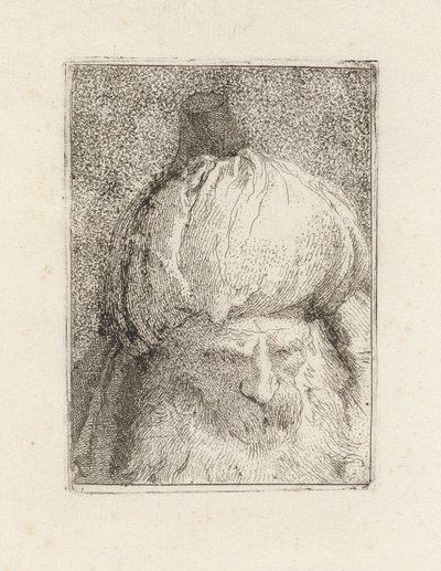 Turczyn ukazany z przodu, z cyklu Raccolta di Teste (Kolekcja głów) autorstwa Giovanni Domenico Tiepolo