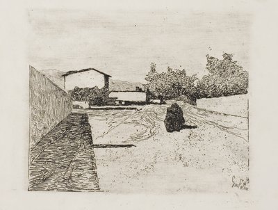Ulica autorstwa Giovanni Fattori