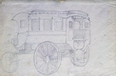 Wagon autorstwa Giovanni Fattori