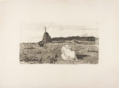 Święta krowa autorstwa Giovanni Fattori