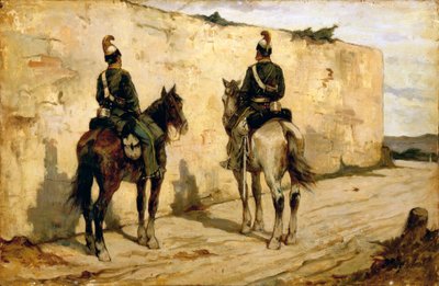 Włochy, Biella, obraz Lekkich Kawalerzystów autorstwa Giovanni Fattori