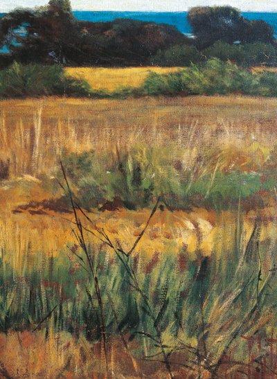 Włochy, Florencja, Maremma Toscana, ok. 1894, detal autorstwa Giovanni Fattori