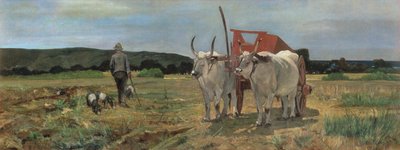 Wóz wołowy w toskańskiej Maremmie autorstwa Giovanni Fattori