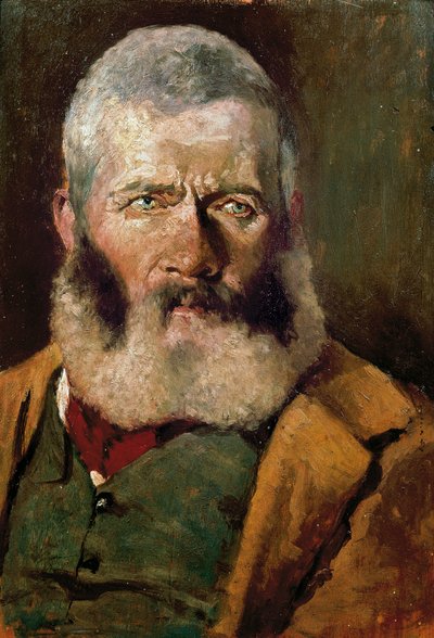 Portret kowboja, ok. 1882 (olej na płótnie) autorstwa Giovanni Fattori