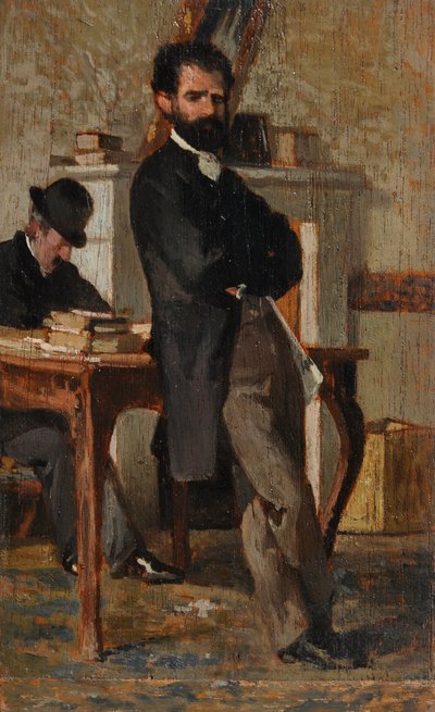 Portret prawnika Silvestro Bongiovanniego autorstwa Giovanni Fattori