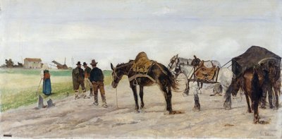 Wieś rzymska autorstwa Giovanni Fattori