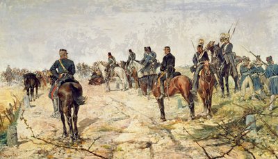 Linie bitwy, 1884 autorstwa Giovanni Fattori