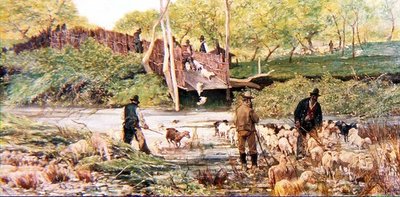 Skok owiec autorstwa Giovanni Fattori