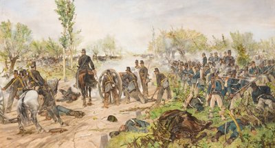 Bitwa pod Custozą autorstwa Giovanni Fattori