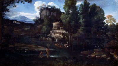 Wieś (olej na płótnie) autorstwa Giovanni Francesco Grimaldi