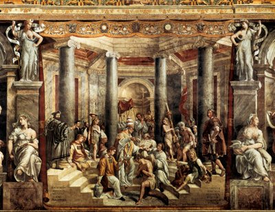 Chrzest Konstantyna autorstwa Giovanni Francesco (c.1488 1528) Penni