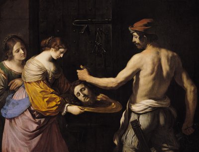 Salomea przyjmująca głowę św. Jana Chrzciciela, 1637 autorstwa Giovanni Francesco Barbieri