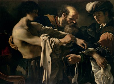 Powrót syna marnotrawnego autorstwa Giovanni Francesco Barbieri