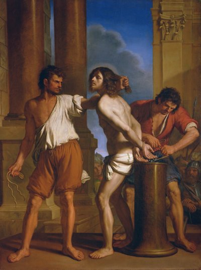 Biczowanie Chrystusa autorstwa Giovanni Francesco Barbieri