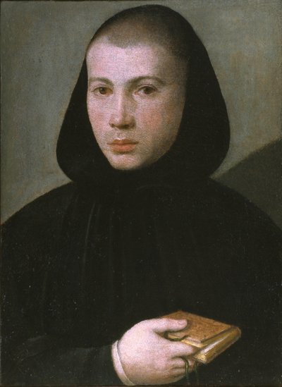 Portret młodego mnicha benedyktyńskiego, pierwsza połowa XVI w. autorstwa Giovanni Francesco Caroto