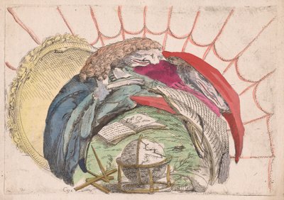 Scholars Consulting Books and Globe autorstwa Giovanni Francesco Costa