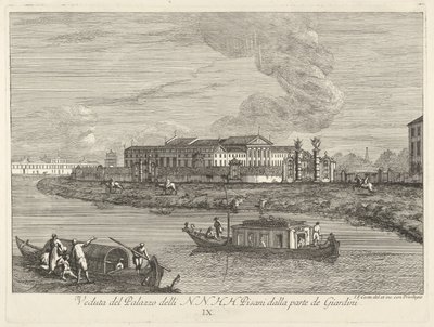 Widok Willi Pisani, 1730-72. autorstwa Giovanni Francesco Costa