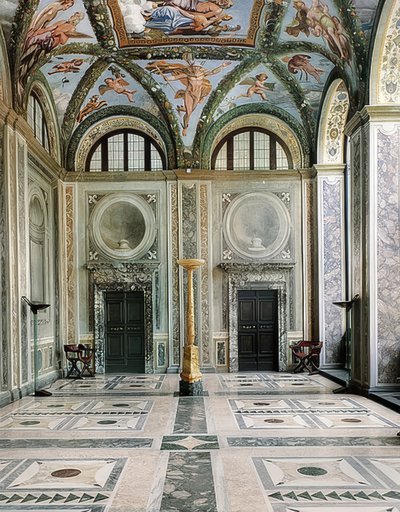 Loggia Amora i Psyche, zachodnia strona Villa la Farnesina, parter. około 1517 autorstwa Giovanni Francesco Penni