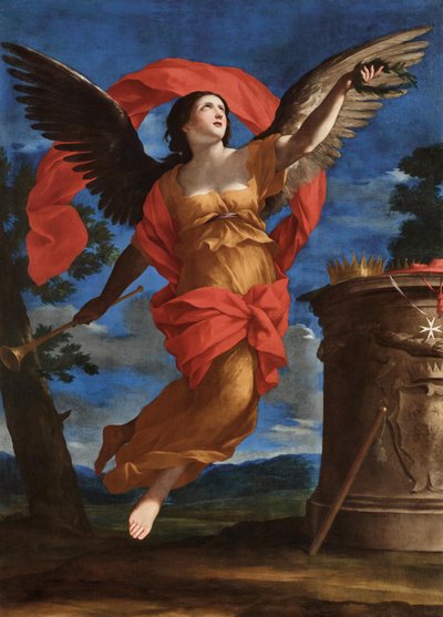 Alegoria sławy, między 1646 a 1648. autorstwa Giovanni Francesco Romanelli