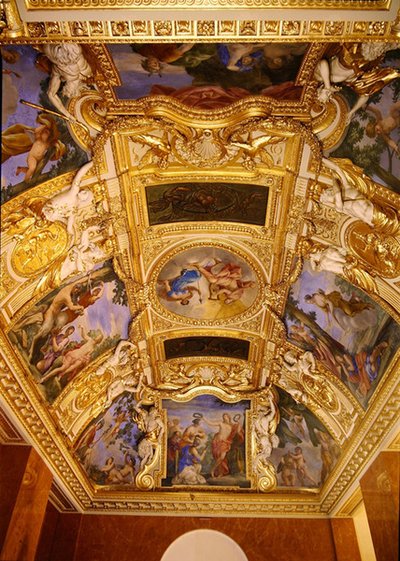 Sufit Sali Pór Roku, 1655-58 autorstwa Giovanni Francesco Romanelli