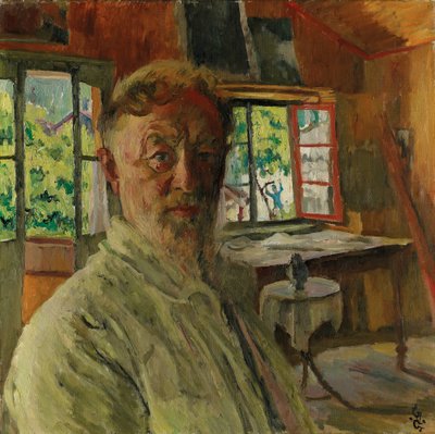 Autoportret, 1931 autorstwa Giovanni Giacometti