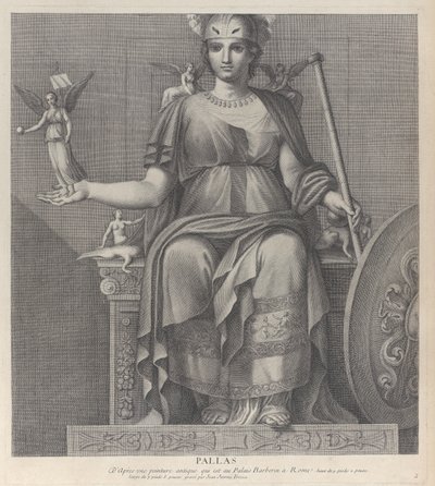 Pallas, 1680-1741. autorstwa Giovanni Girolamo Frezza
