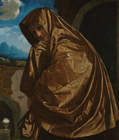 Święta Maria Magdalena przy Grobie Pańskim autorstwa Giovanni Girolamo Savoldo