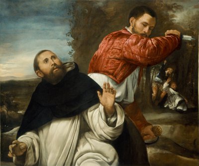 Śmierć św. Piotra Męczennika autorstwa Giovanni Girolamo Savoldo