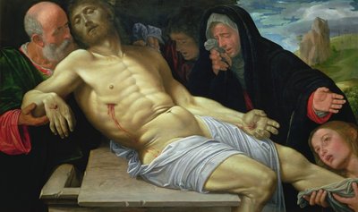 Opłakiwanie Chrystusa autorstwa Giovanni Girolamo Savoldo