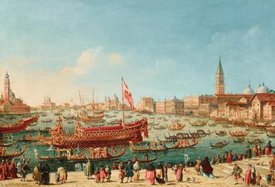 Doża na Bucintoro w pobliżu Riva di Sant