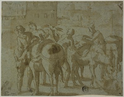Muły i muły autorstwa Giovanni Guerra