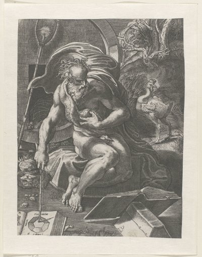 Diogenes autorstwa Giovanni Jacopo Caraglio (attributed to)