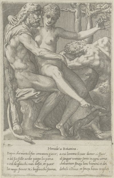 Loves of the Gods (tytuł serii) autorstwa Giovanni Jacopo Caraglio