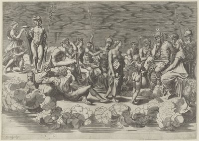 Kolekcja Bogów na Olympusie autorstwa Giovanni Jacopo Caraglio