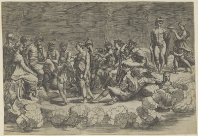 Kolekcja Bogów na Olympusie autorstwa Giovanni Jacopo Caraglio