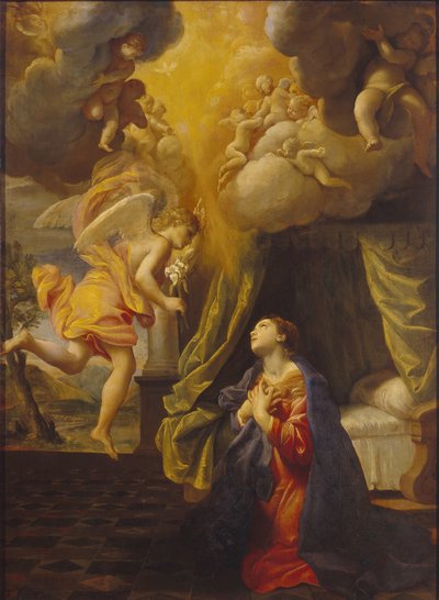 Zwiastowanie, c. 1615. autorstwa Giovanni Lanfranco