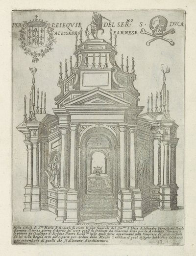 Pomnik nagrobny Alessandro Farnese w Santa Maria in Aracoeli w Rzymie Per l