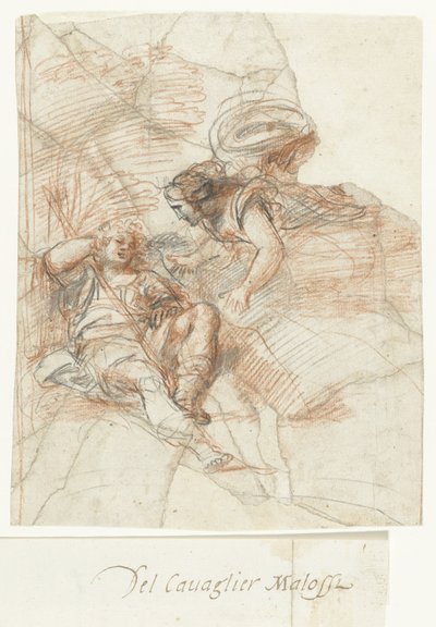 Diana odwiedza Endymiona autorstwa Giovanni Mannozzi