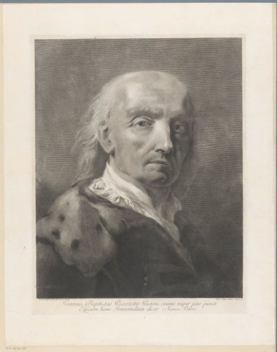 Portret artysty Giovanniego Battisty Piazzetta autorstwa Giovanni Marco Pitteri